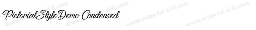PictorialStyleDemo Condensed字体转换